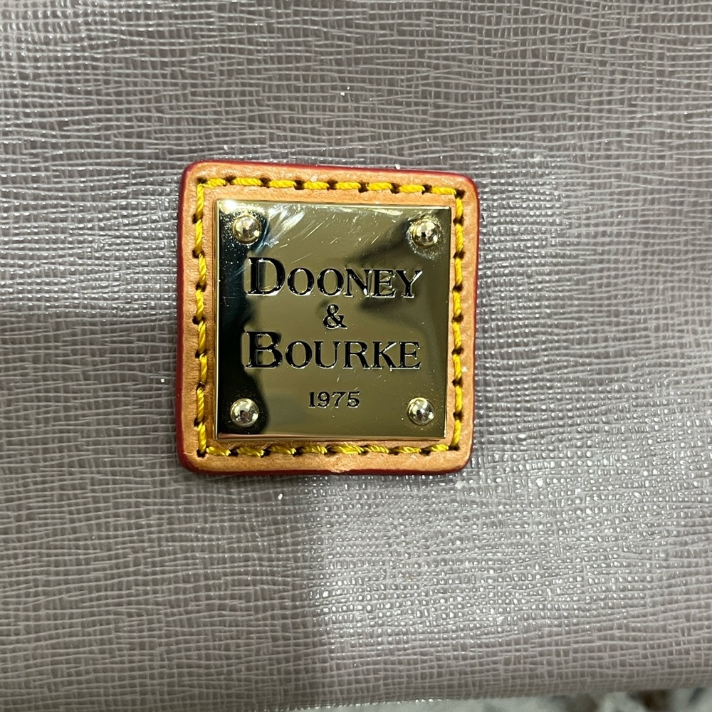 Dooney & Bourke Gray and Tan Shoulder Bag - Picture 3 of 16